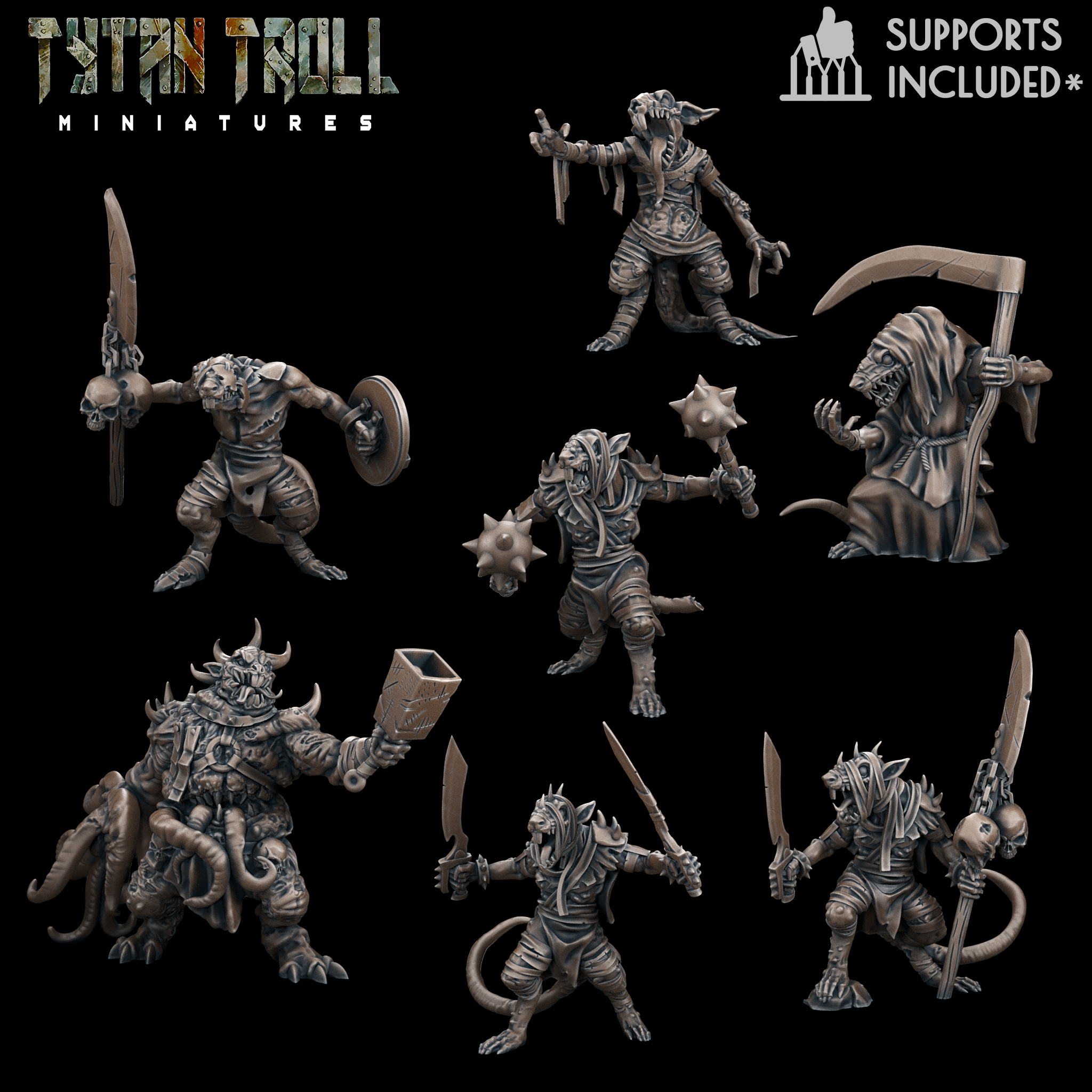 Plague Rat Pack 01 [Pre-Supported]